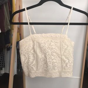 lace crop top
